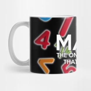 Math. The Only Subject That Counts Mug